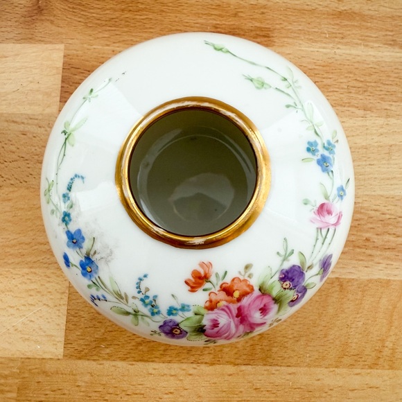 VINTAGE HAIR RECEIVER aka Trinket Box Stamped Limoges 🇫🇷 France - Picture 3 of 6